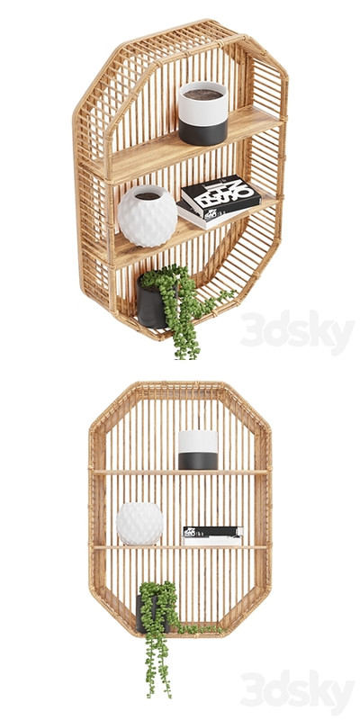 Bamboo Shelf Unit
